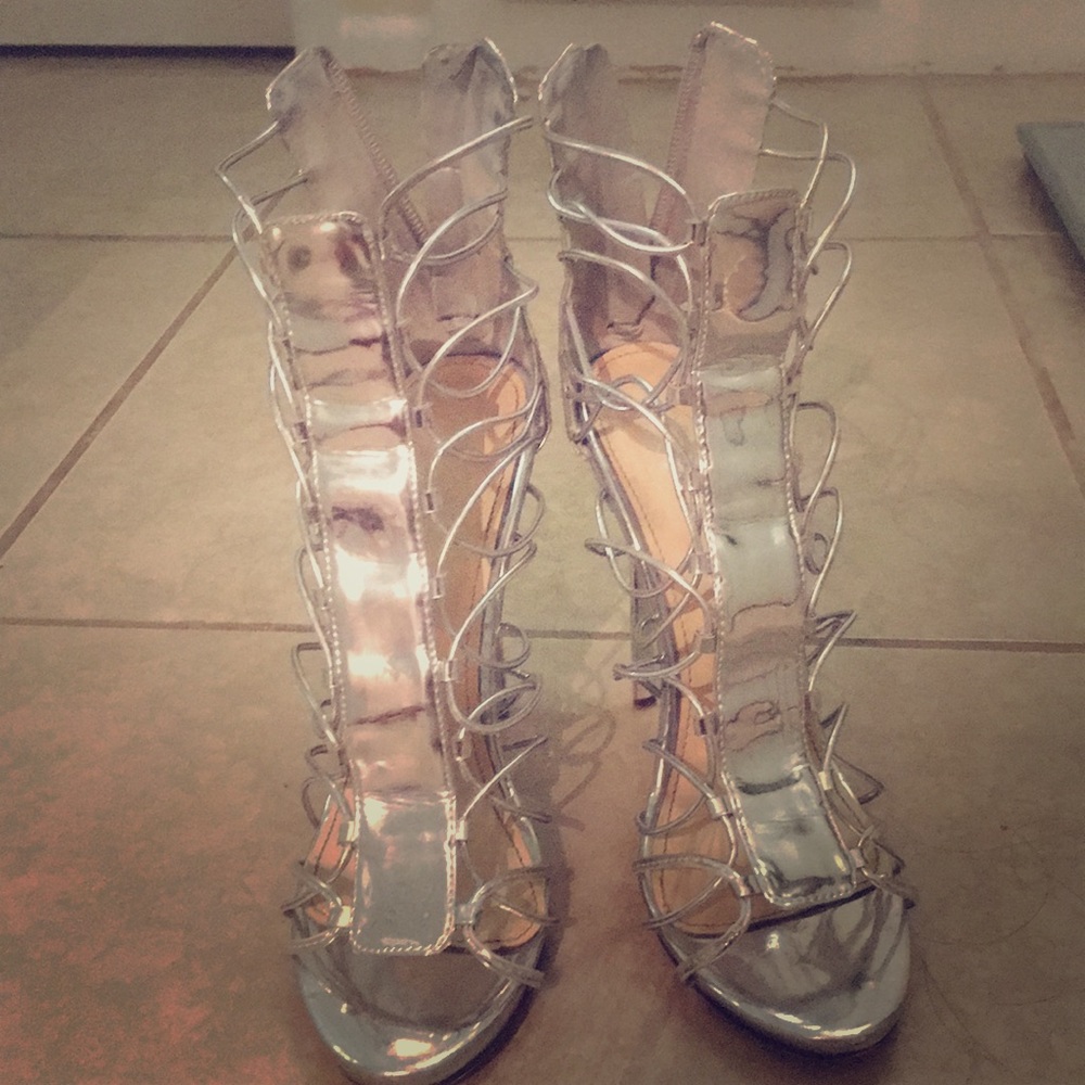 High heel shoes